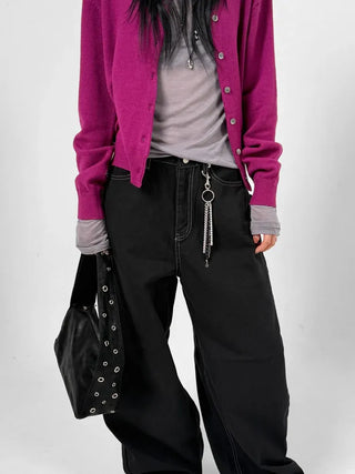 Offset Tab Balloon Pants