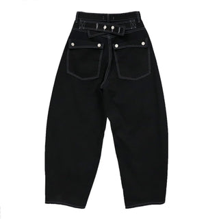 Offset Tab Balloon Pants