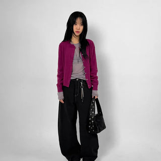 Offset Tab Balloon Pants