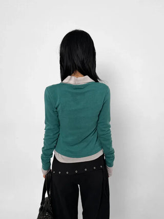 Buried Button Wool Cardigan