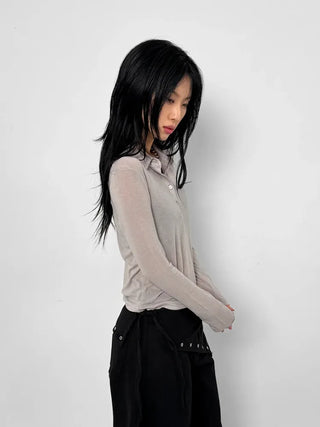 Buried Button Wool Cardigan