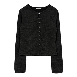 Buried Button Wool Cardigan