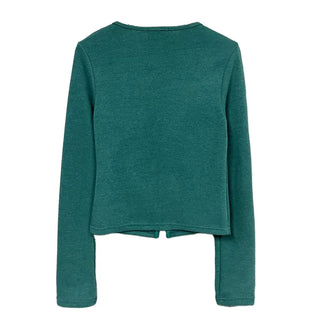 Buried Button Wool Cardigan