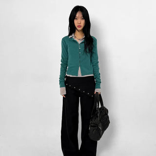 Scarf Wrap Wide Pants