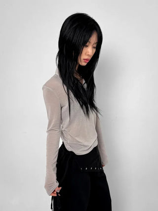 Scarf Wrap Wide Pants
