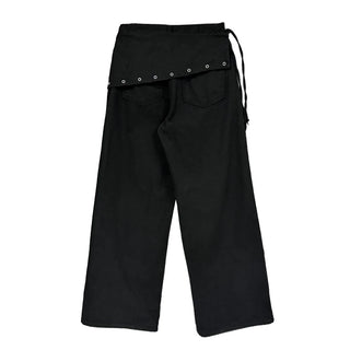 Scarf Wrap Wide Pants