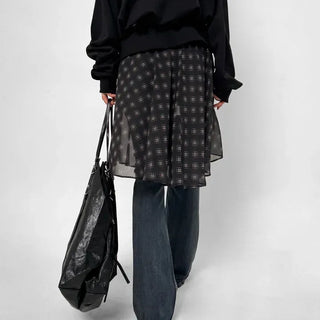 Iver Full Chiffon Midi Skirt