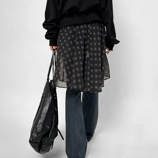 Iver Full Chiffon Midi Skirt