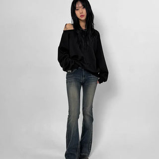 Teco Low Flare Jeans