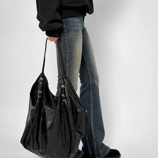 Cado Leather Big Shoulder Bag