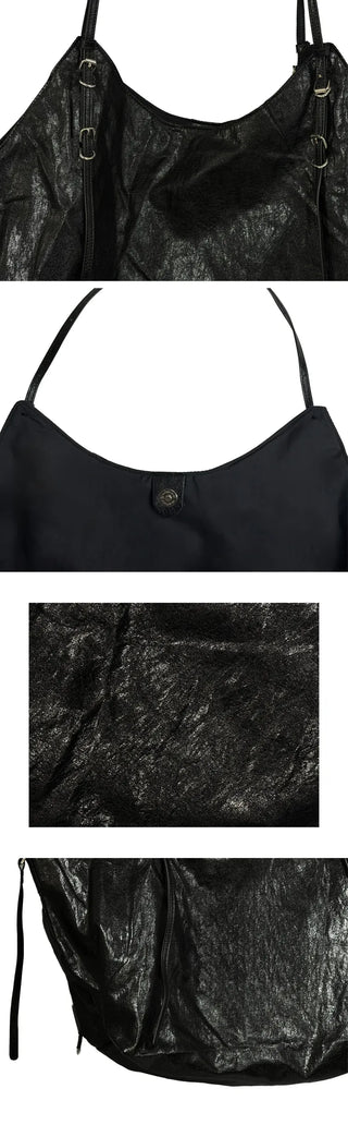 Cado Leather Big Shoulder Bag
