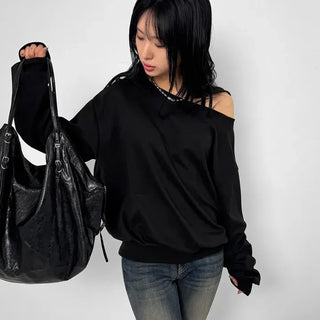 Cado Leather Big Shoulder Bag