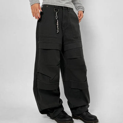 Rash Cotton Wide Pants