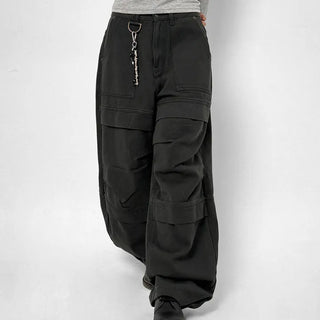 Rash Cotton Wide Pants