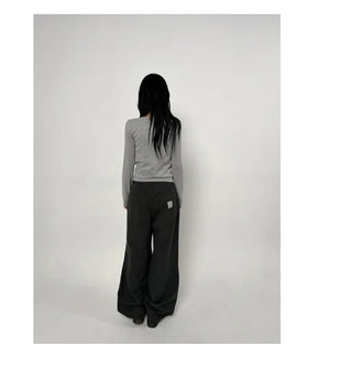 Rash Cotton Wide Pants