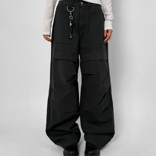 Rash Cotton Wide Pants