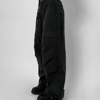 Rash Cotton Wide Pants