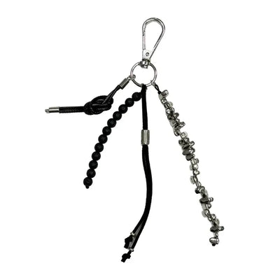 Bead stone keyring