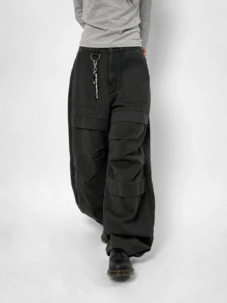 Moto Button Hooded Long Sleeve