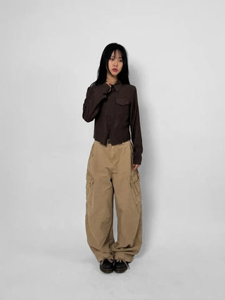 Sludge Collar One-Pocket Shirt