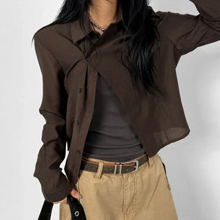 Sludge Collar One-Pocket Shirt
