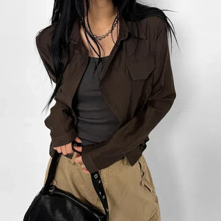 Sludge Collar One-Pocket Shirt
