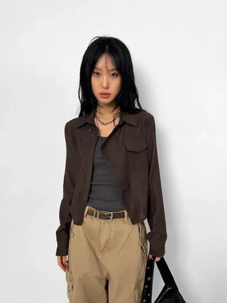 Sludge Collar One-Pocket Shirt