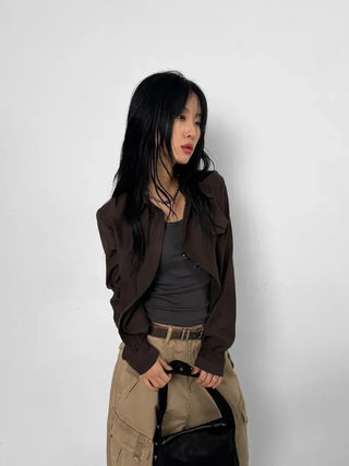 Sludge Collar One-Pocket Shirt