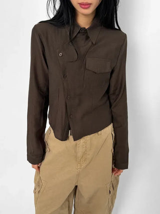 Sludge Collar One-Pocket Shirt