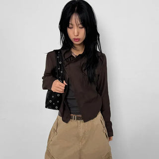 Sludge Collar One-Pocket Shirt