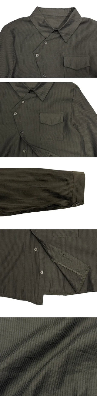 Sludge Collar One-Pocket Shirt