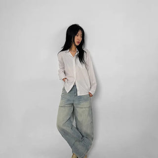 Tef Line Wash Wide Jeans