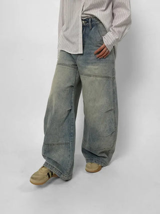 Tef Line Wash Wide Jeans