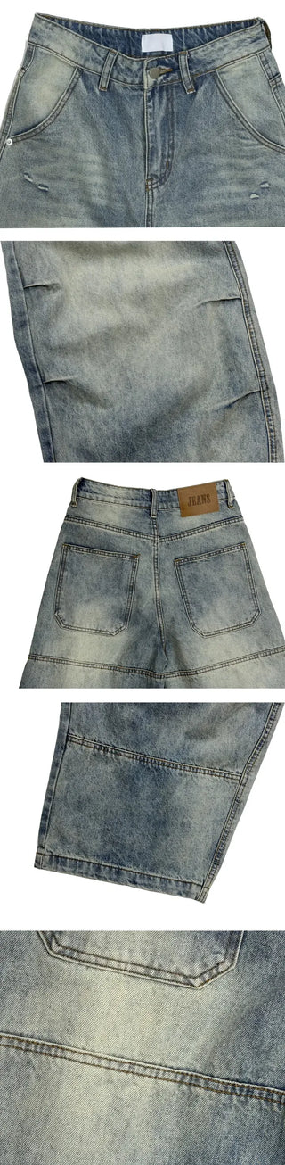 Tef Line Wash Wide Jeans