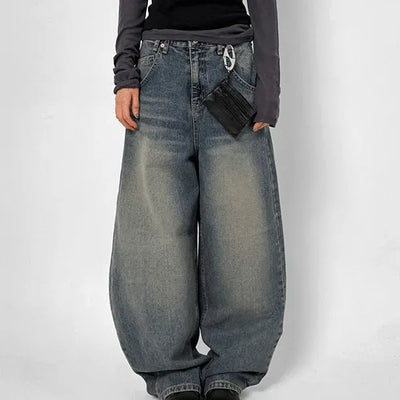 Loft Snap Wide Jeans