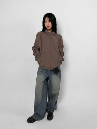 Loft Snap Wide Jeans