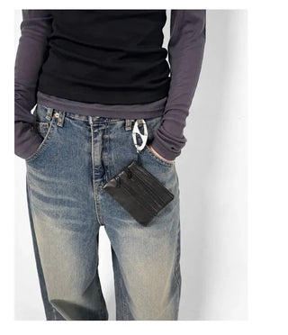 Loft Snap Wide Jeans