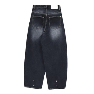 Loft Snap Wide Jeans
