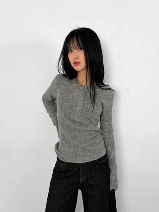 Mind Roll-up Low Wide Jeans