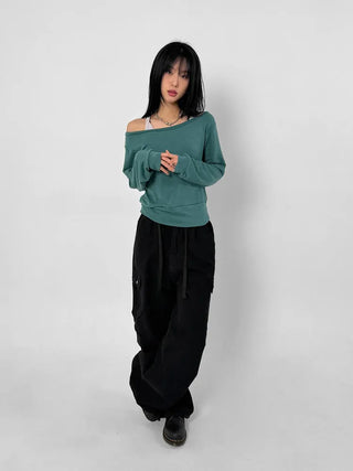 Rio Asymmetrical Long Sleeve