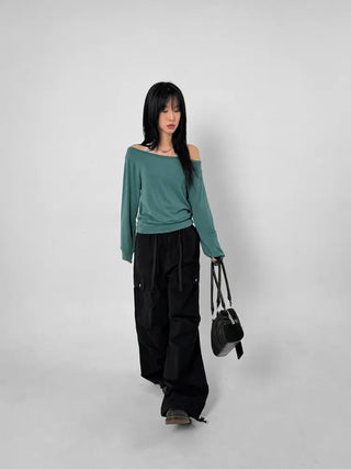 Rio Asymmetrical Long Sleeve
