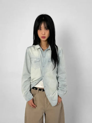 Leather T-shirt big shoulder bag