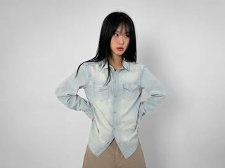 Leather T-shirt big shoulder bag