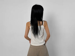 Leather T-shirt big shoulder bag