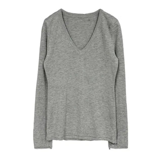 Maison V-neck Slim Knit