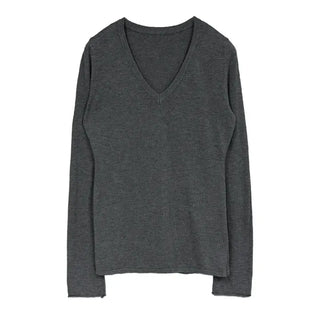 Maison V-neck Slim Knit