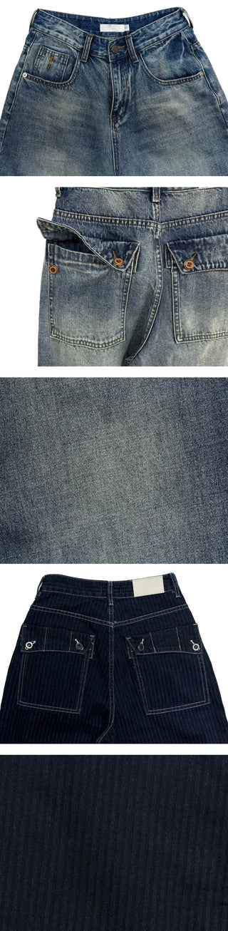 Trudy Pocket Wide Jeans