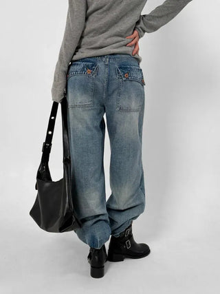Trudy Pocket Wide Jeans