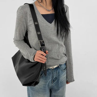 Modelly Buckle Two-Way Bag
