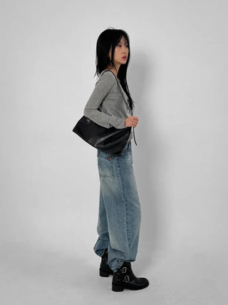 Modelly Buckle Two-Way Bag